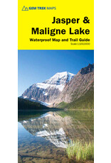 GEM TREK PUBLISHING JASPER & MALIGNE LAKE MAP