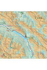 GEM TREK PUBLISHING JASPER & MALIGNE LAKE MAP