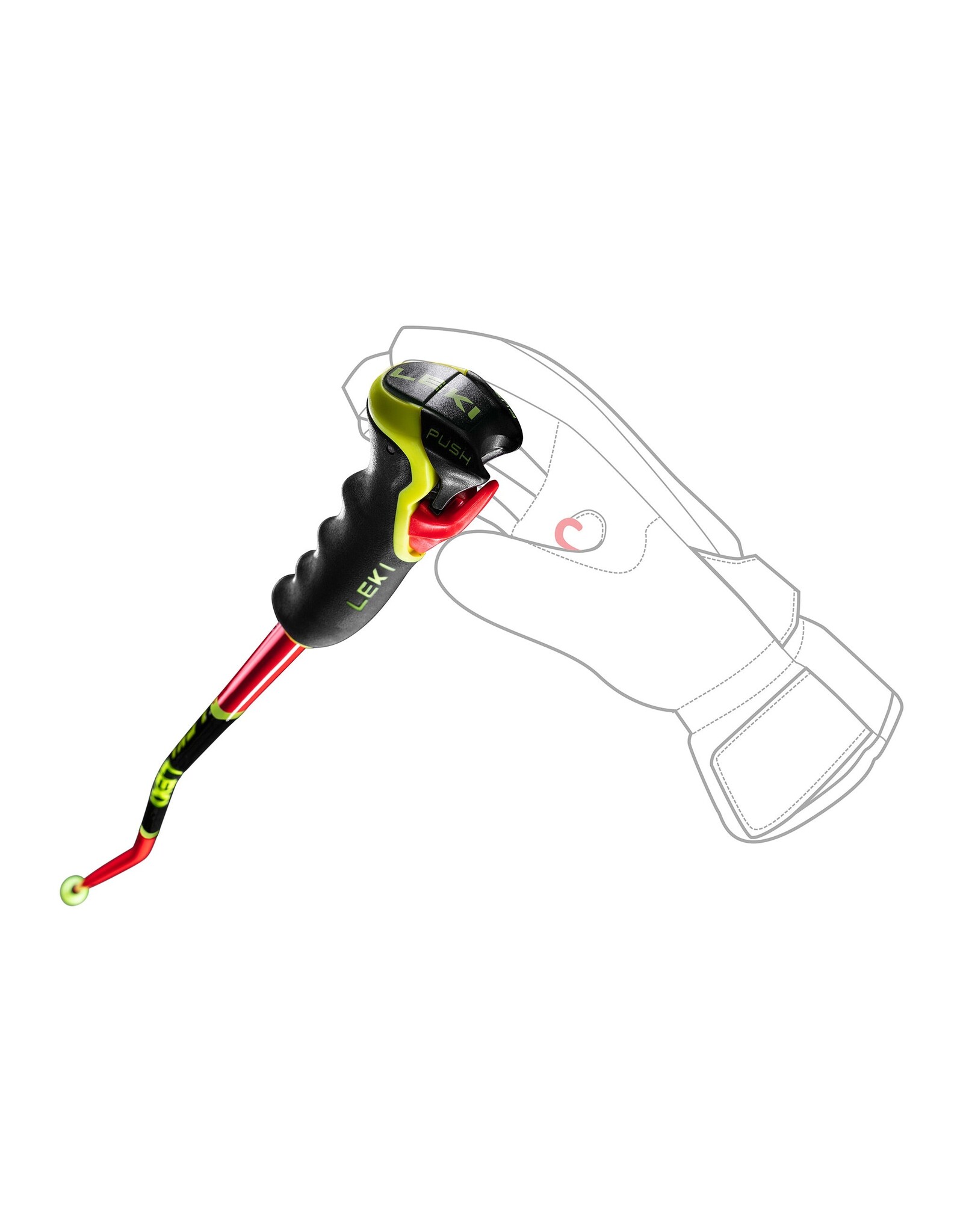 LEKI SUPER G/DH SKI POLE