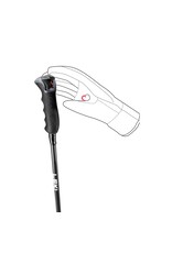 LEKI SPEED S BLACK/WHITE SKI POLE