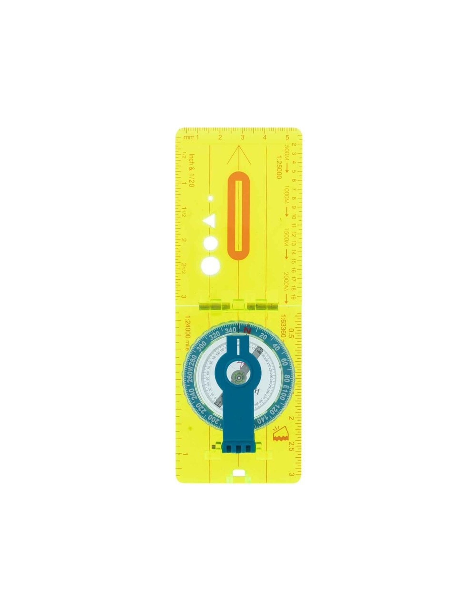 Ultimate Survival Technologies COMPASS HI VIZ LENSATIC MAP