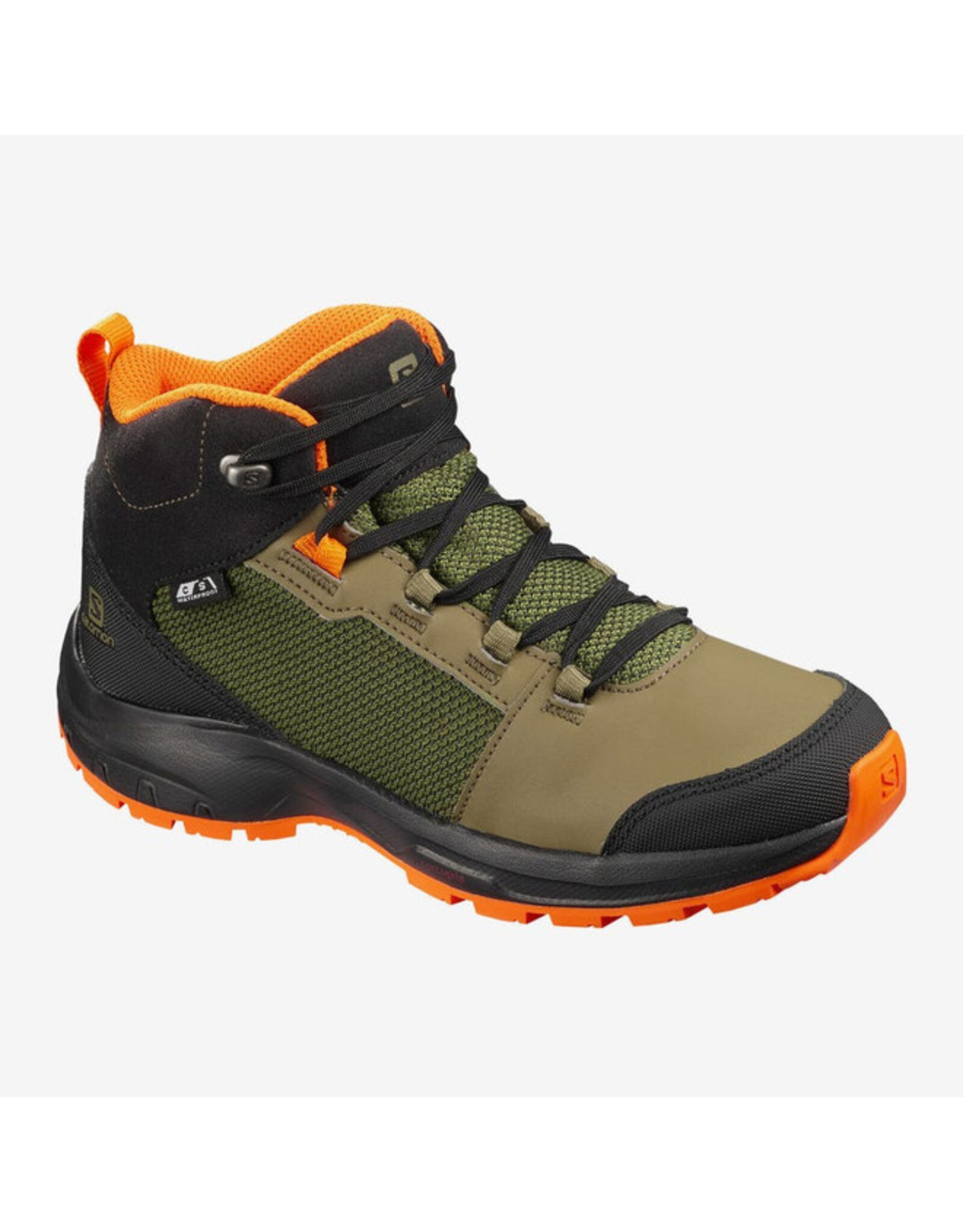 SALOMON JUNIOR OUTWARD CSWP  SHOE 3 BURNT OLIVE/BLACK