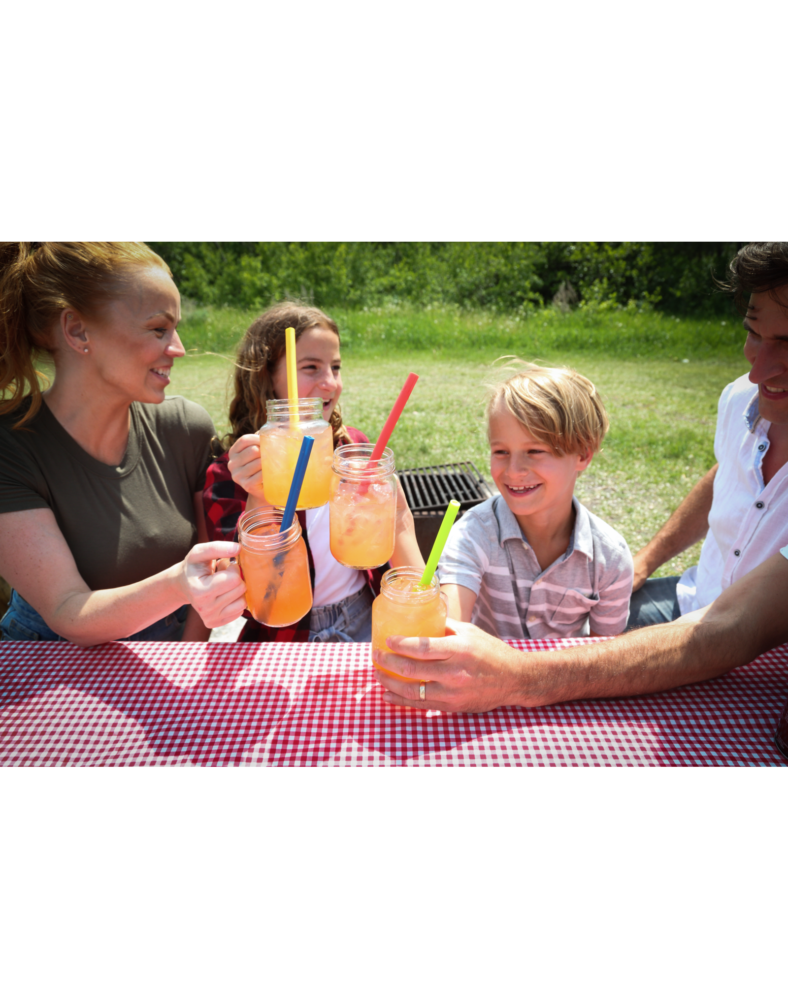 COGHLAN'S SILICONE STRAWS - 4 PK