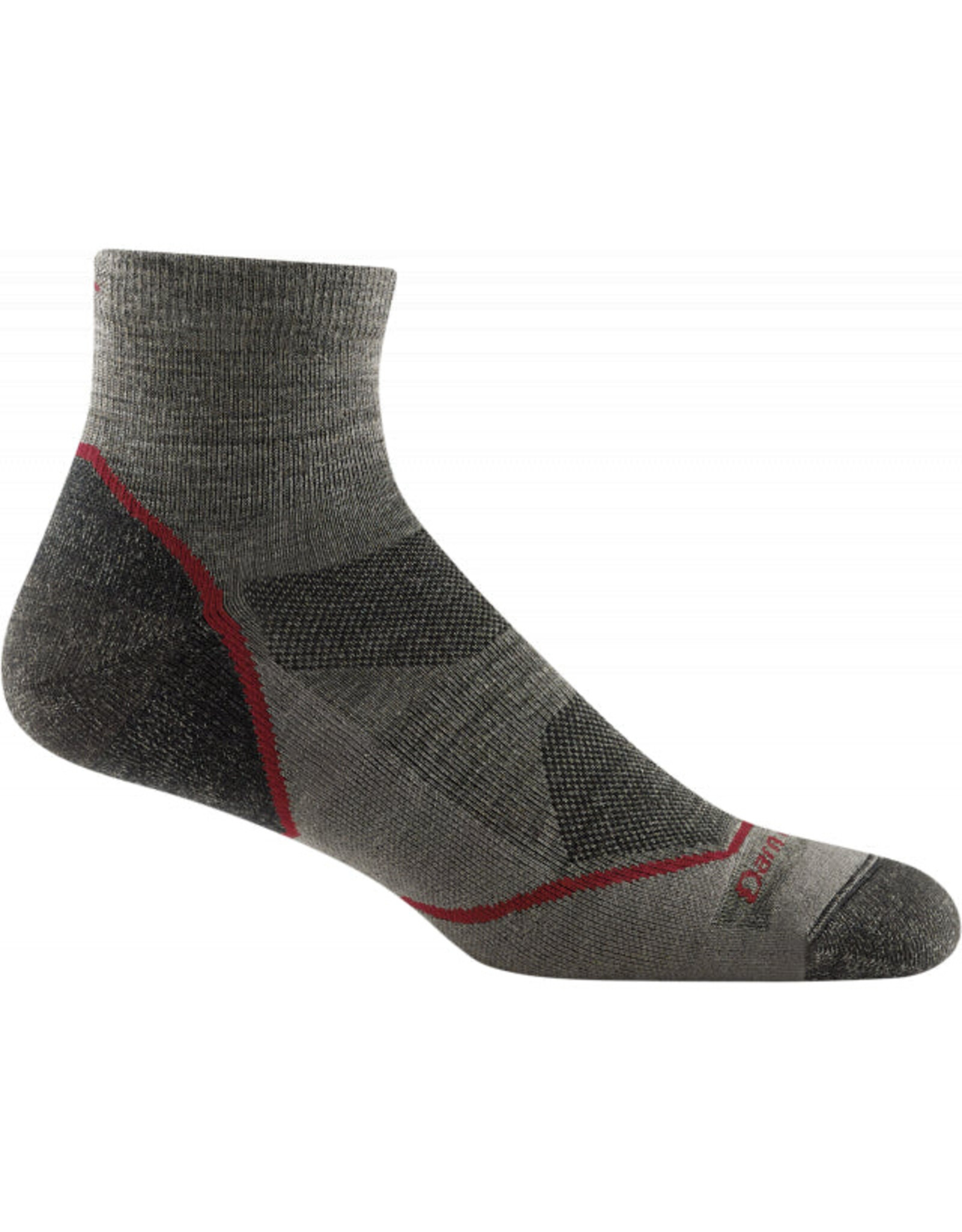 DARN TOUGH MENS LIGHT HIKER 1/4 LT CUSH