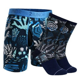 2UNDER SWING SHIFT BOXER/SOCK PACK