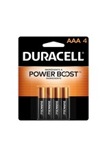 BATTERY DURACELL AAA 4PK COPPER