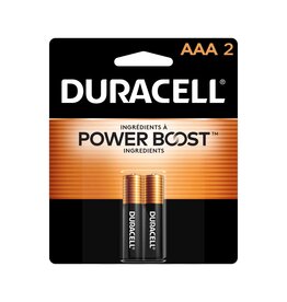 BATTERY DURACELL AAA 2PK
