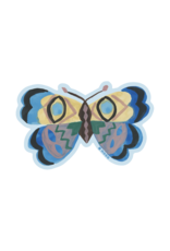 NOSO NOSO PATCH BLUE BUTTERFLY 3.5 x 2.5"
