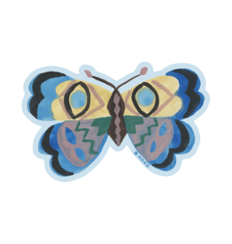 NOSO NOSO PATCH BLUE BUTTERFLY 3.5 x 2.5"