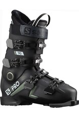 SALOMON MEN S/PRO 90 CS GW BLACK/GREEN OIL SKI BOOT