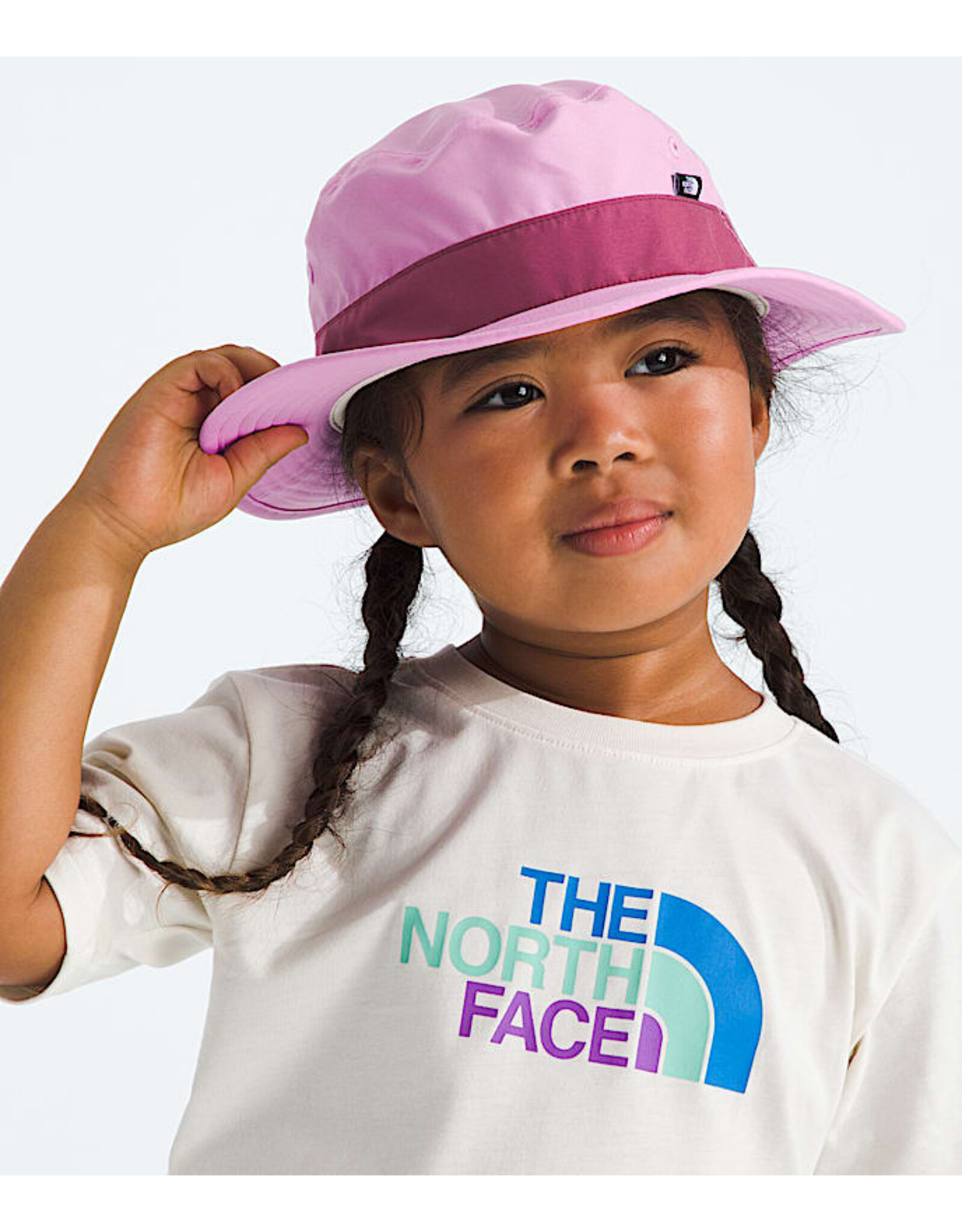 THE NORTH FACE Youth Class V Brimmer New Taupe Green Camp M