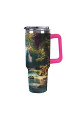 WATER BOTTLE STAINLESS STEEL RAINFOREST