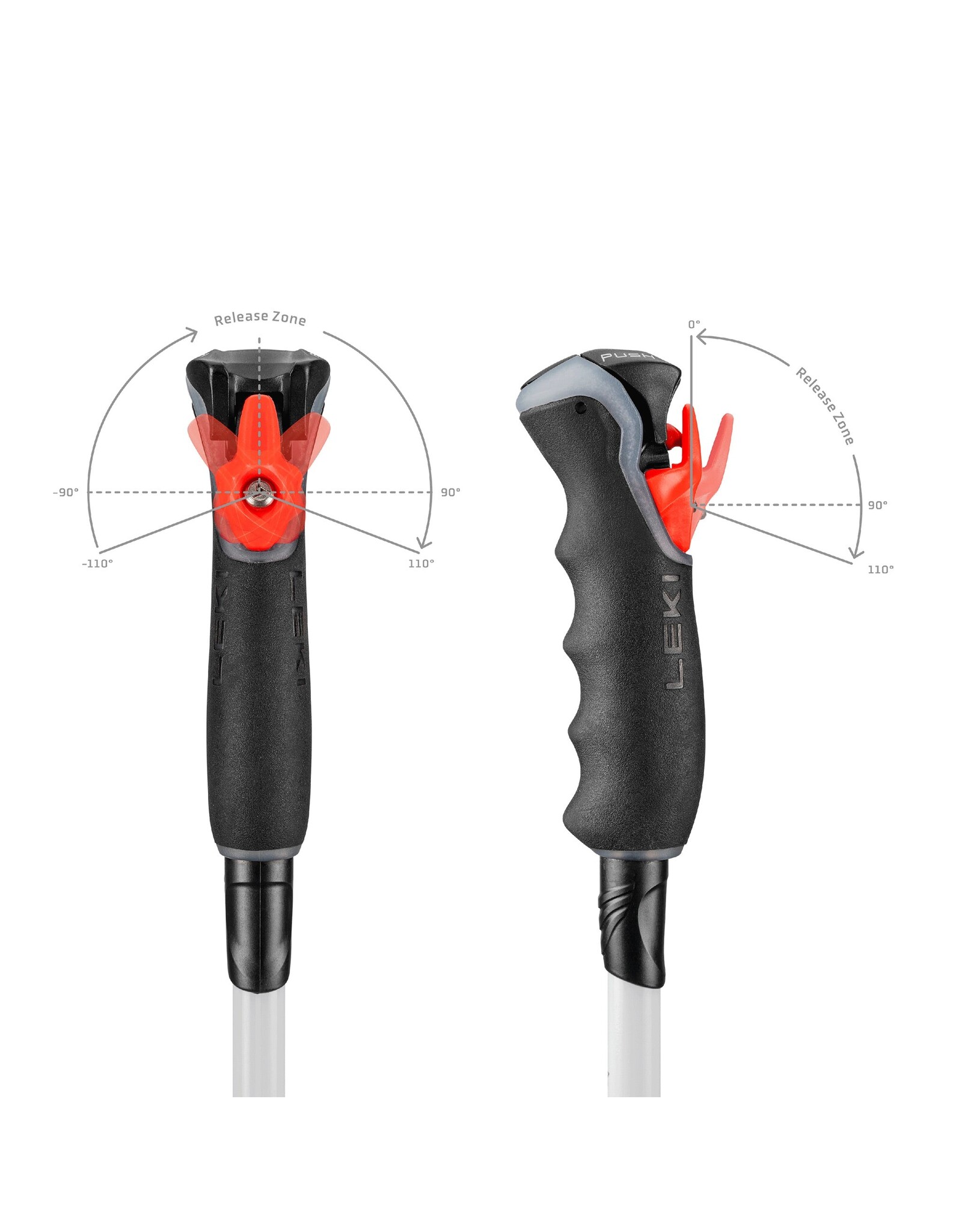 LEKI CARBON 14 3D SKI POLE