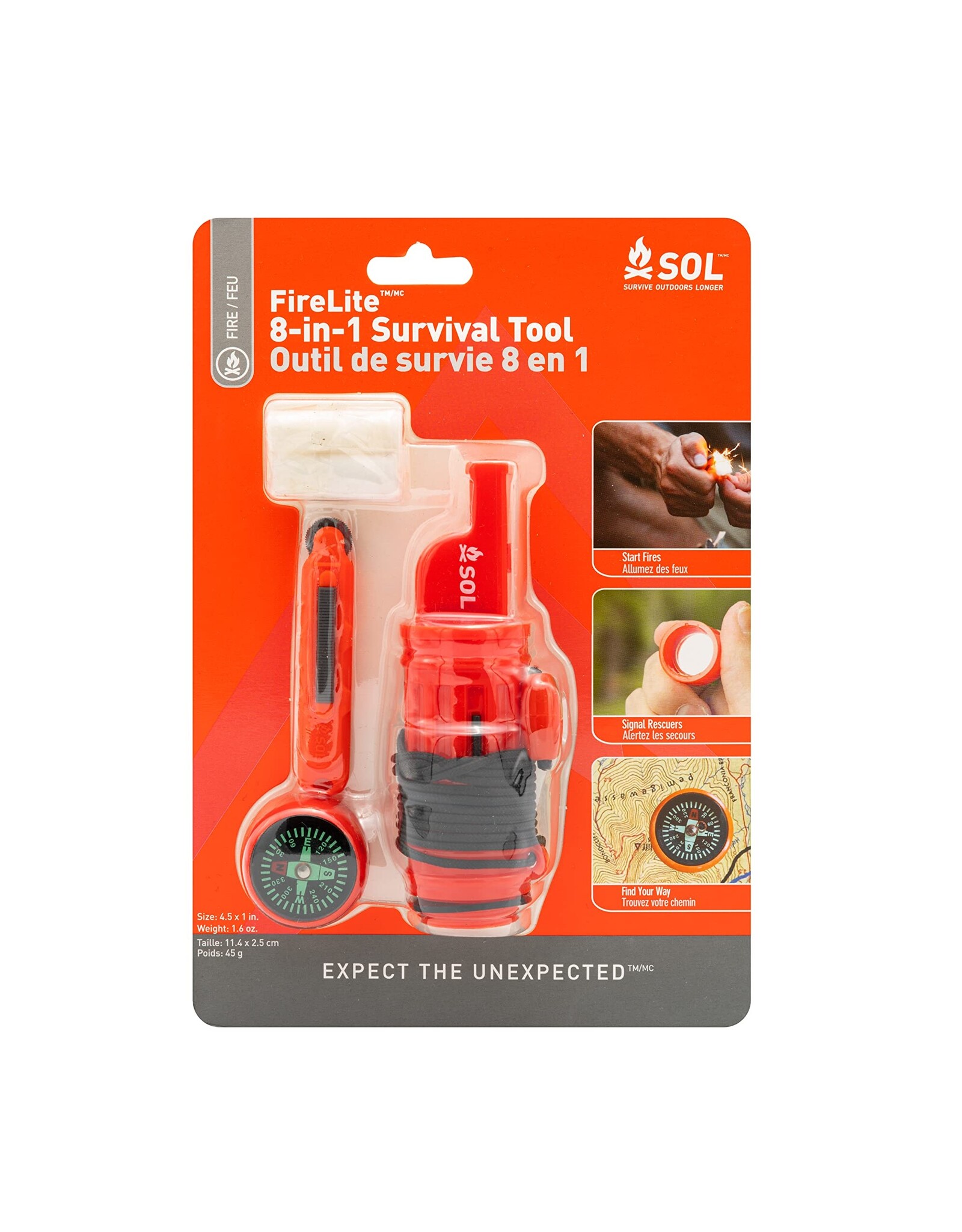 FIRE LITE 8-IN-1 SURVIVAL TOOL