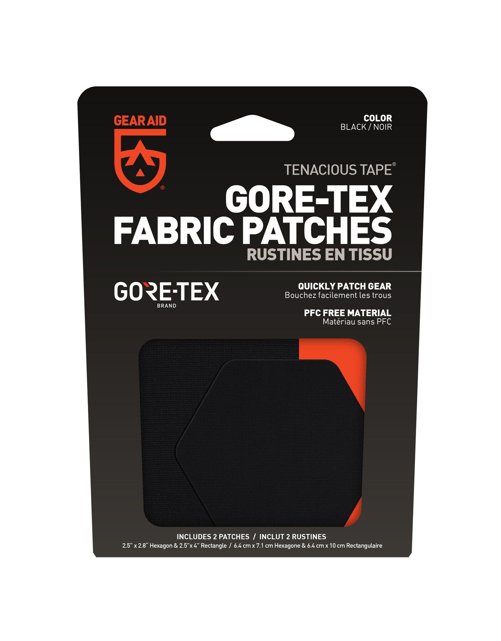 GEAR AID GORE-TEX FABRIC REPAIR KIT - BLACK