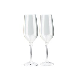 GSI OUTDOORS NESTING CHAMPAGNE FLUTE SET