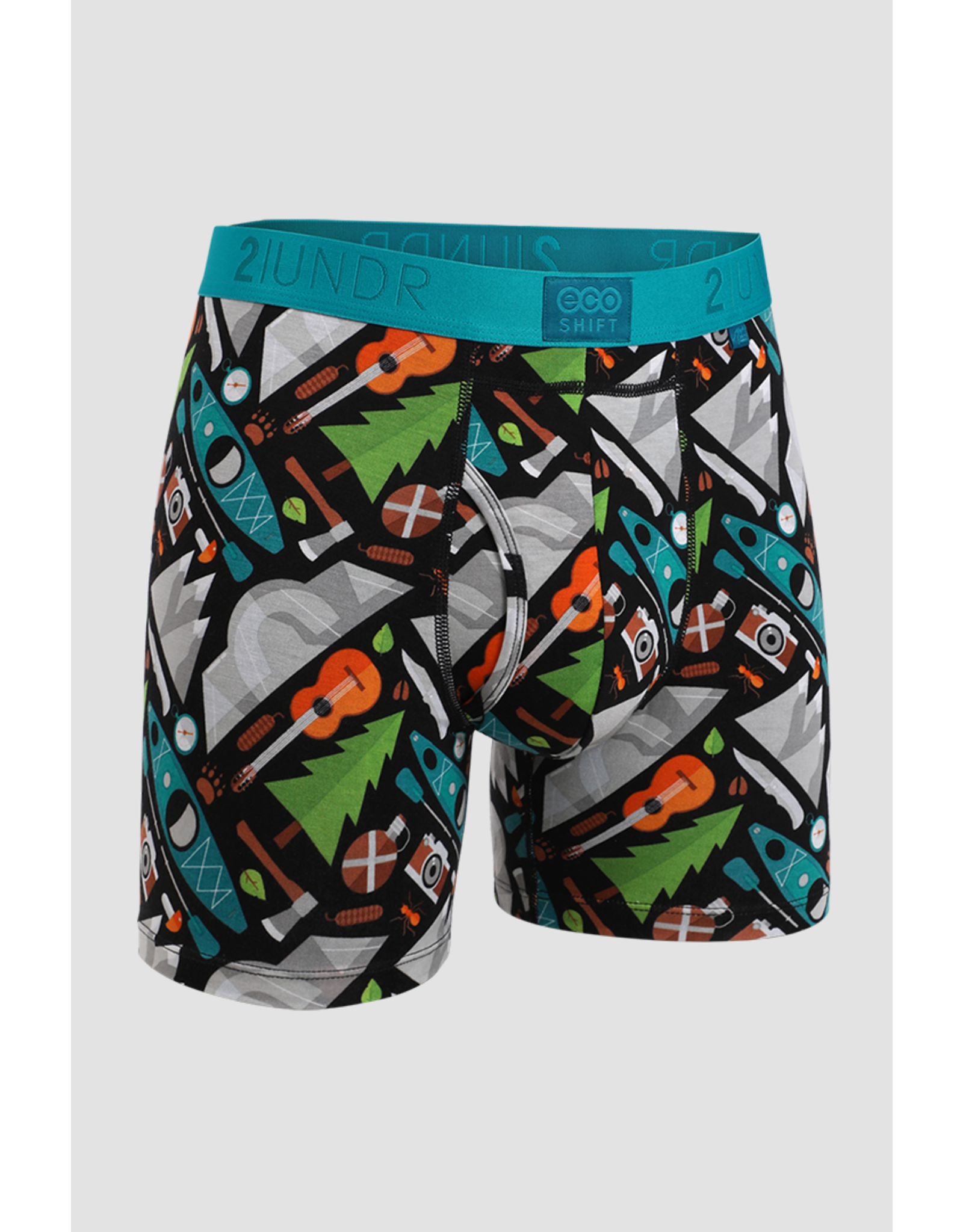 2UNDER ECO SHIFT BOXER BRIEF 6"