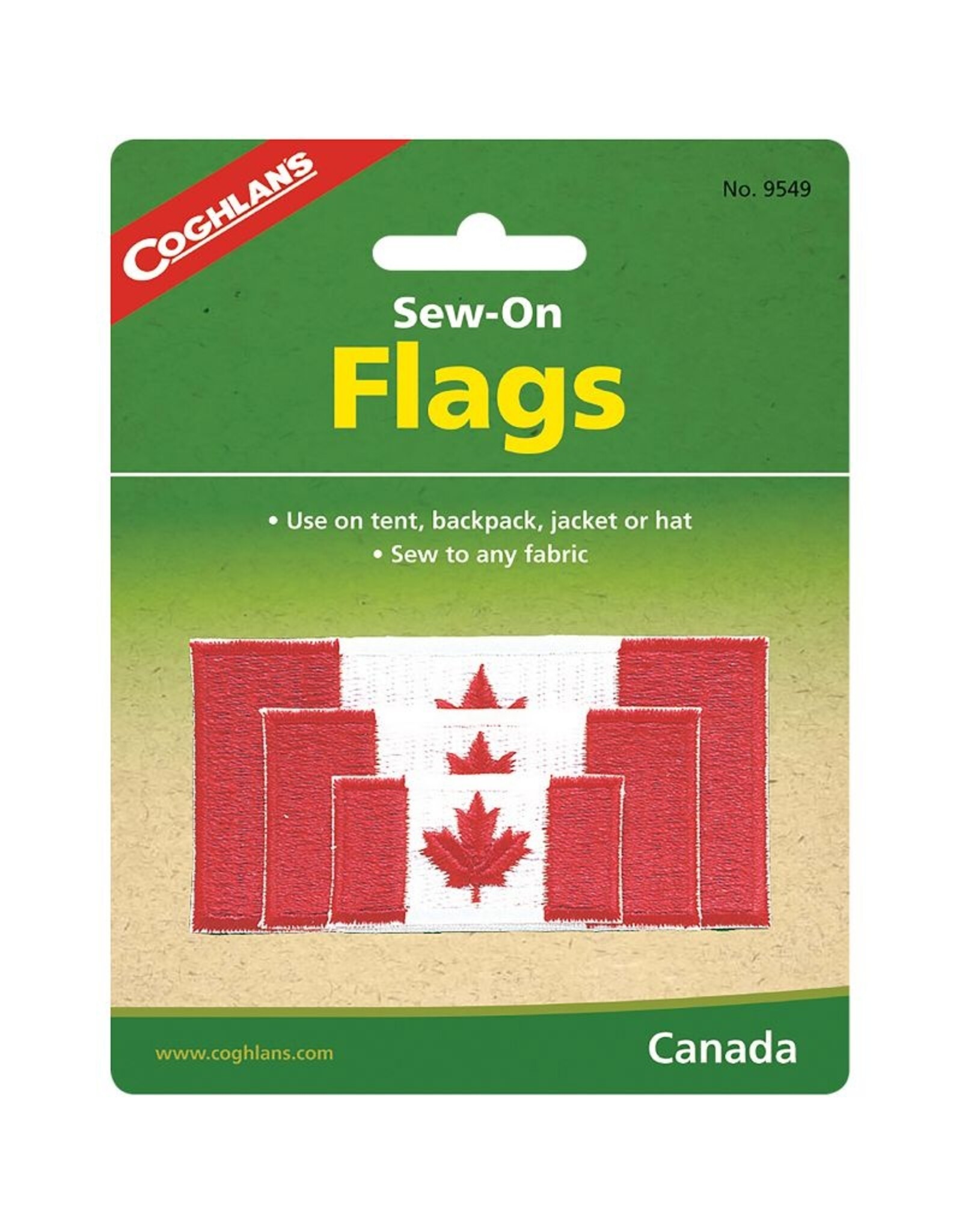 COGHLAN'S CANADIAN SEW-ON FLAG