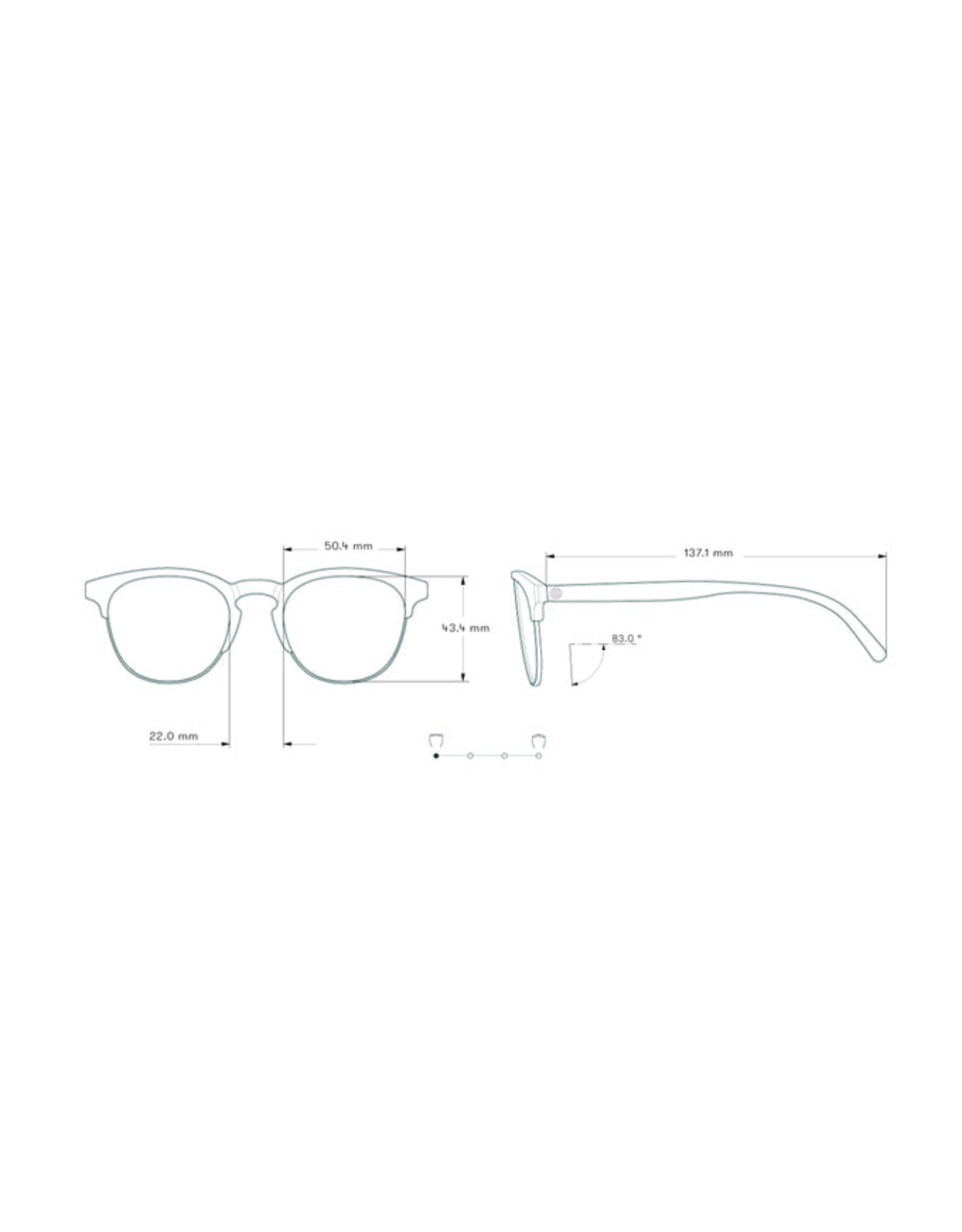AVILA BLACK SLATE SUNGLASSES
