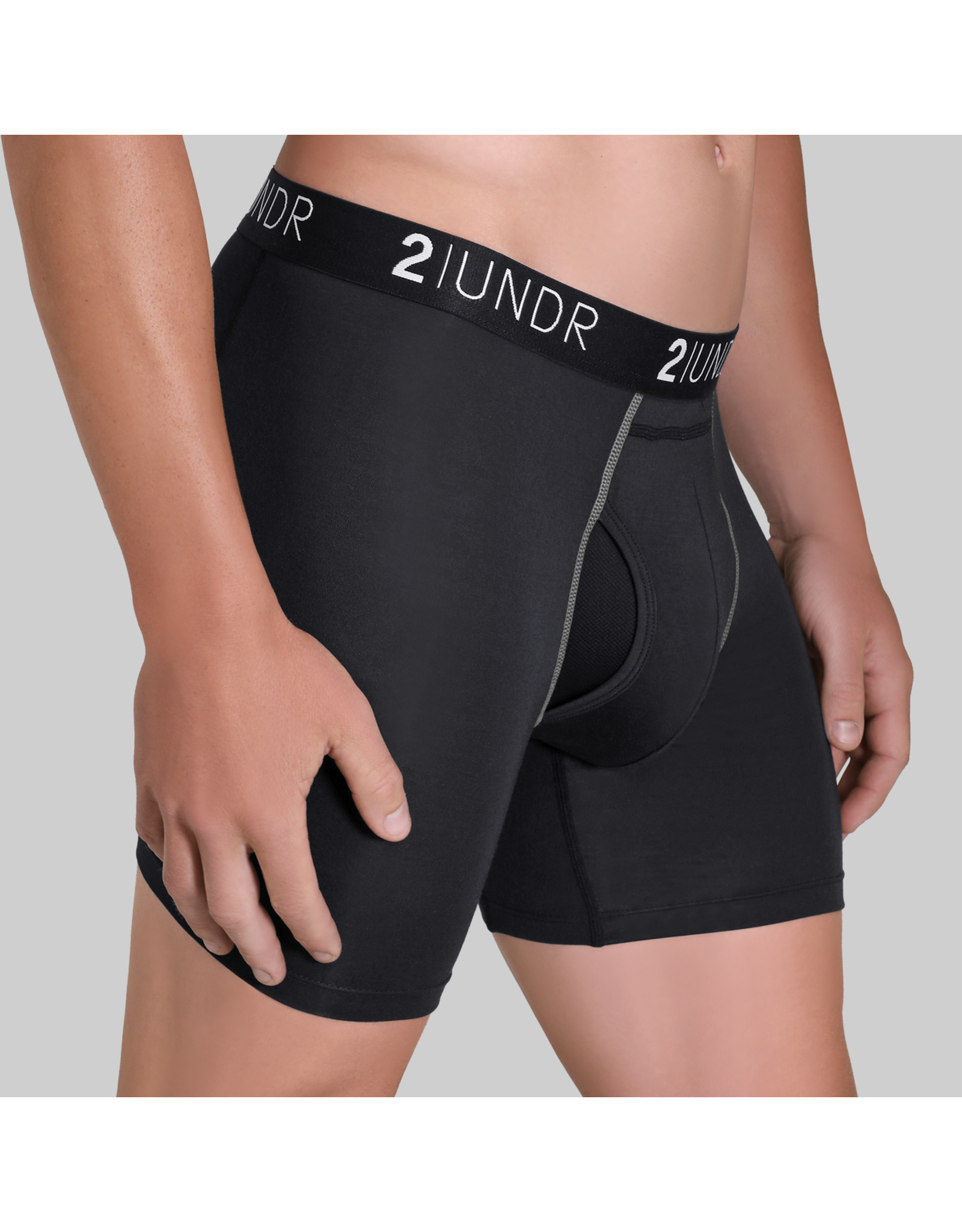 2UNDER SWING SHIFT BOXER BRIEF 6" CAMPERS XS MEN