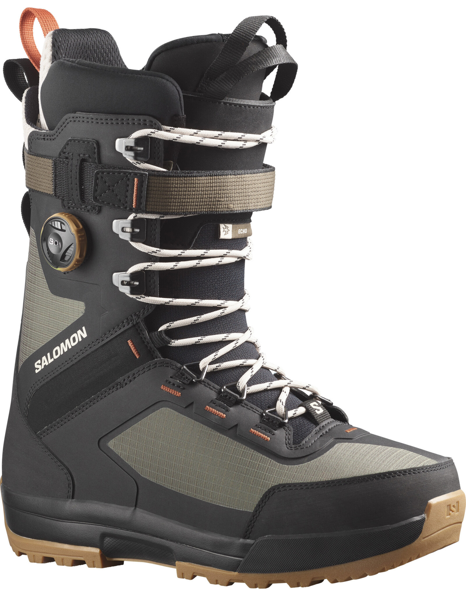 SALOMON MEN ECHO LACE SJ BOA ARMY GREEN SNOWBOARD BOOT 2022