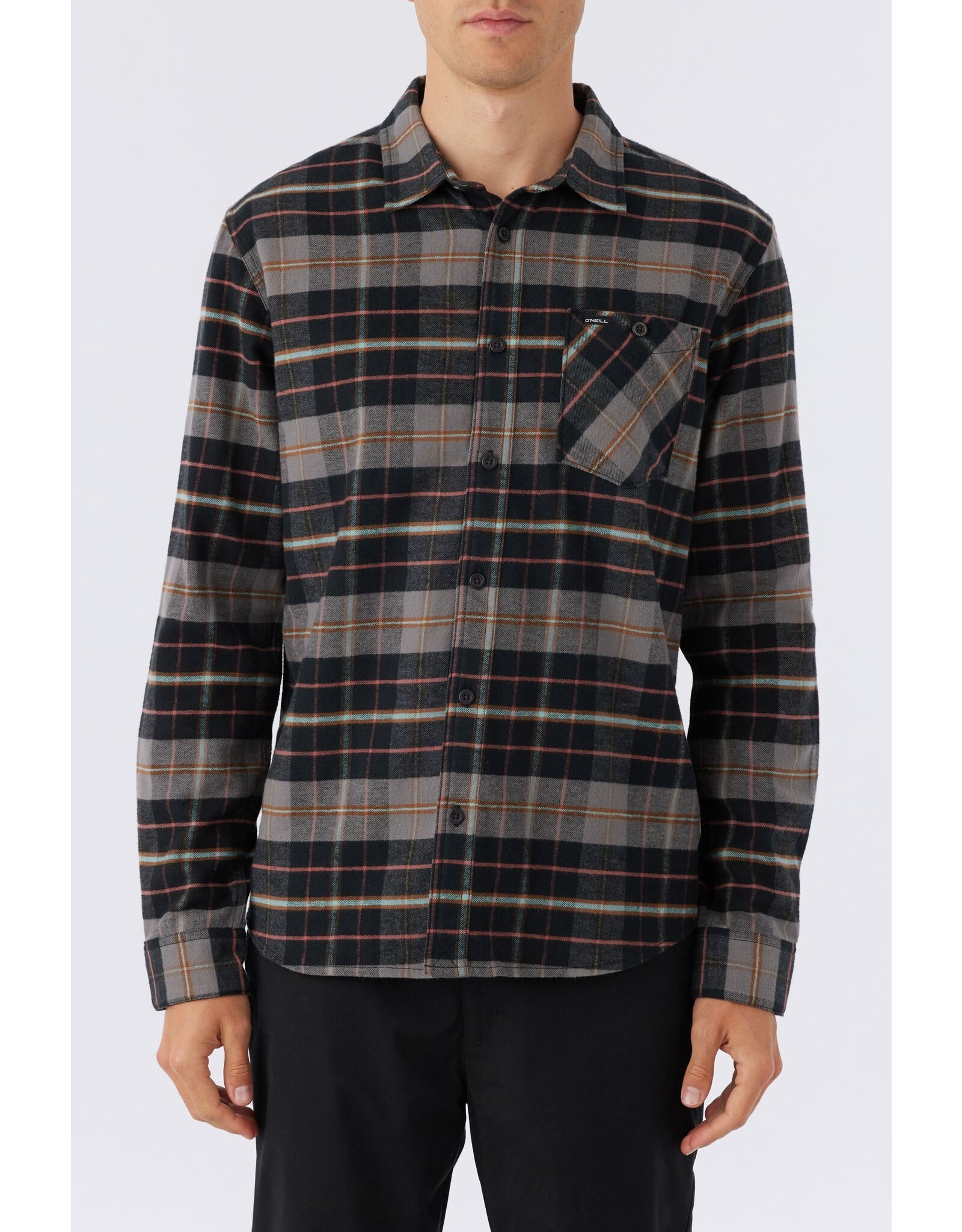 ONEILL MEN REDMOND PLAID STRETCH TOP 2022