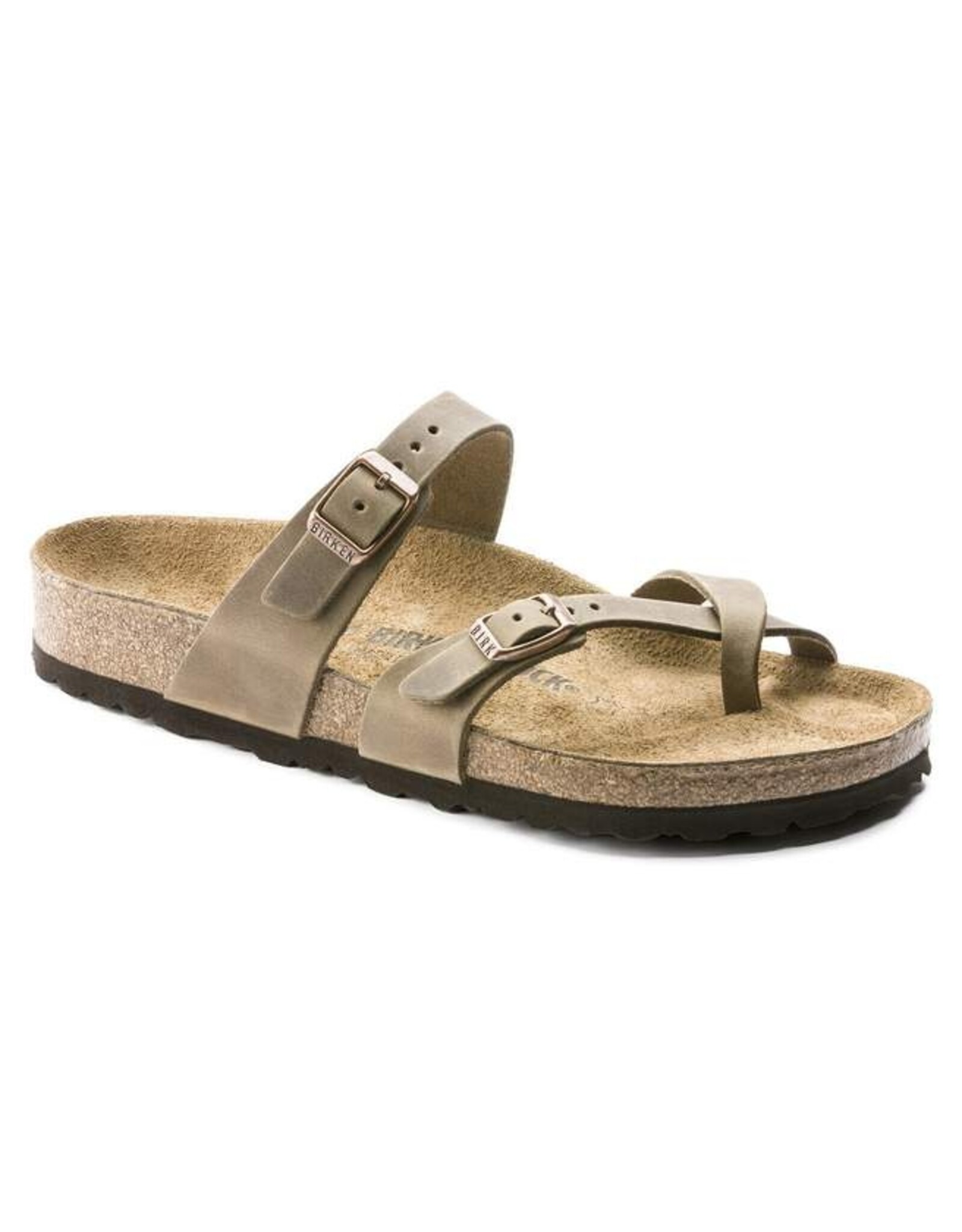 BIRKENSTOCK MAYARI TABACCO LEATHER NARROW SANDAL