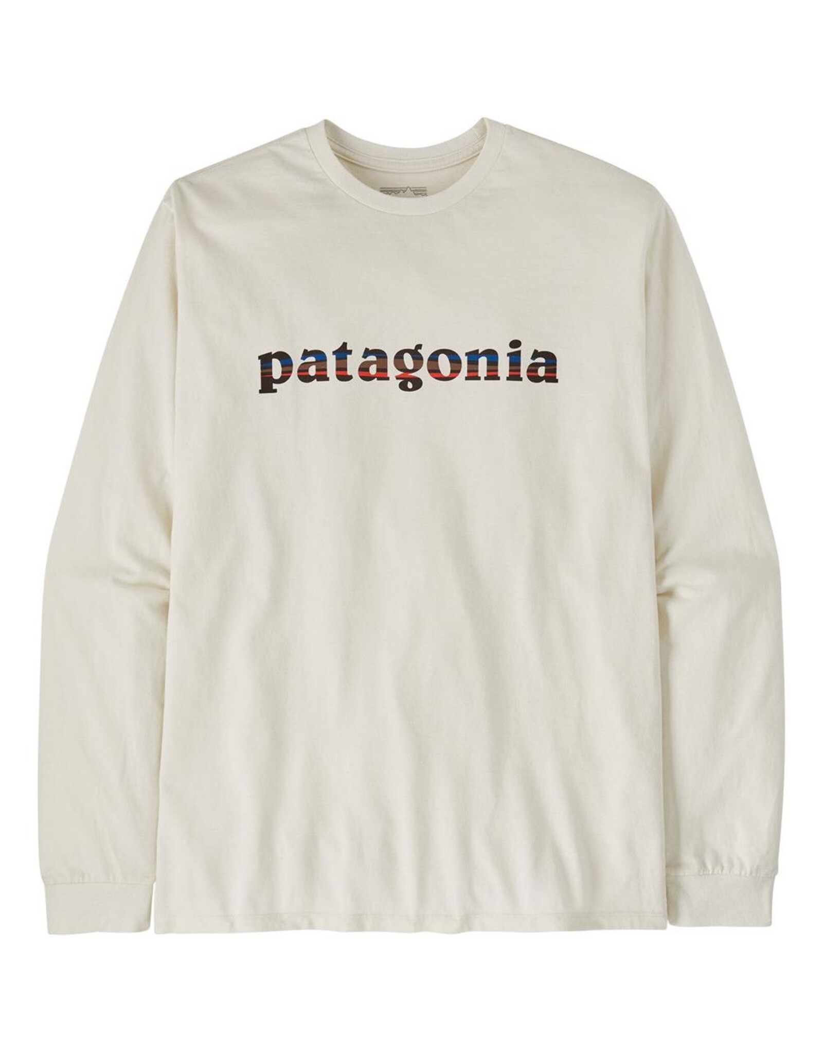 PATAGONIA MEN L/S '73 TEXT LOGO RESPONSIBILI-TEE