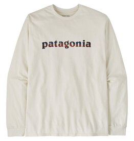 PATAGONIA MEN L/S '73 TEXT LOGO RESPONSIBILI-TEE