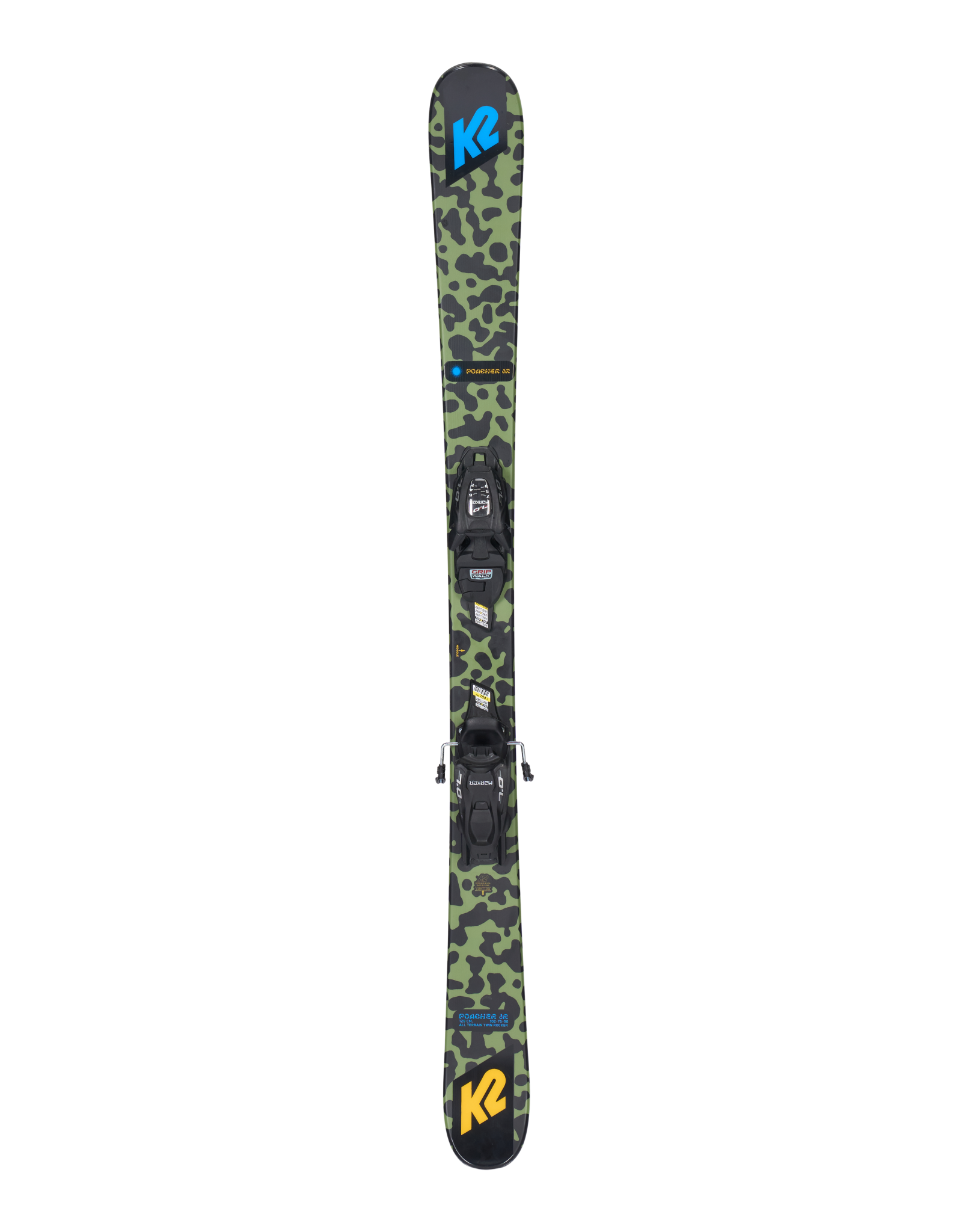 K2 JUNIOR POACHER JR 4.5 FDT JR LARGE PLATE SKI KIT