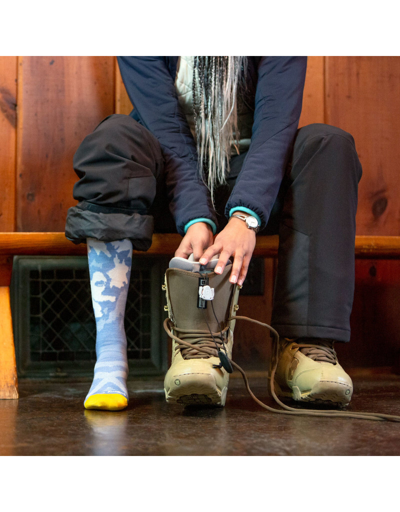 DARN TOUGH WOMENS YETI ULTRA LIGHT SKI SOCK