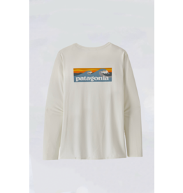 PATAGONIA WOMEN L/S CAP COOL DAILY GRAPHIC SHIRT - WATERS