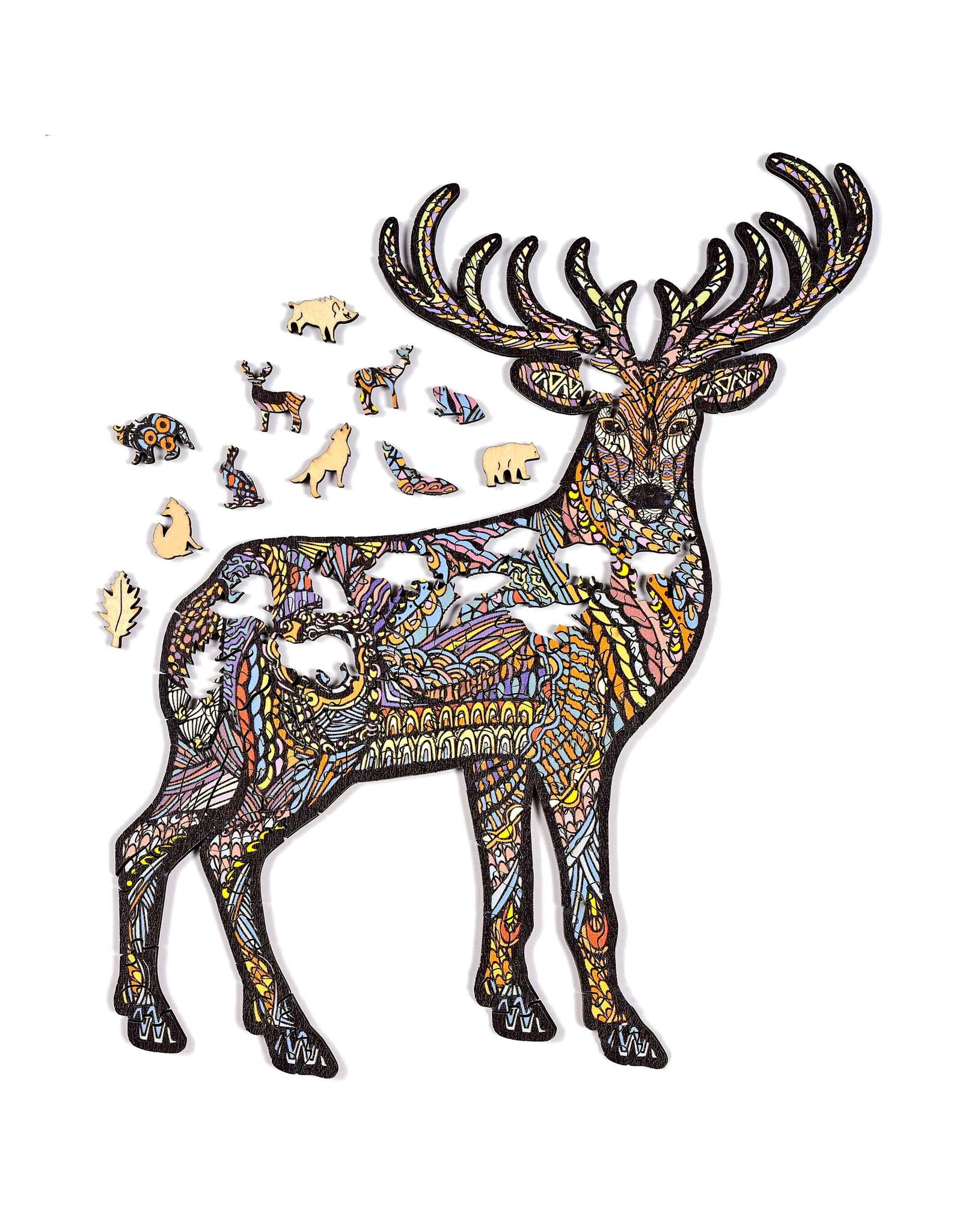 GSI OUTDOORS WHITETAIL DEER WOOD PUZZLE