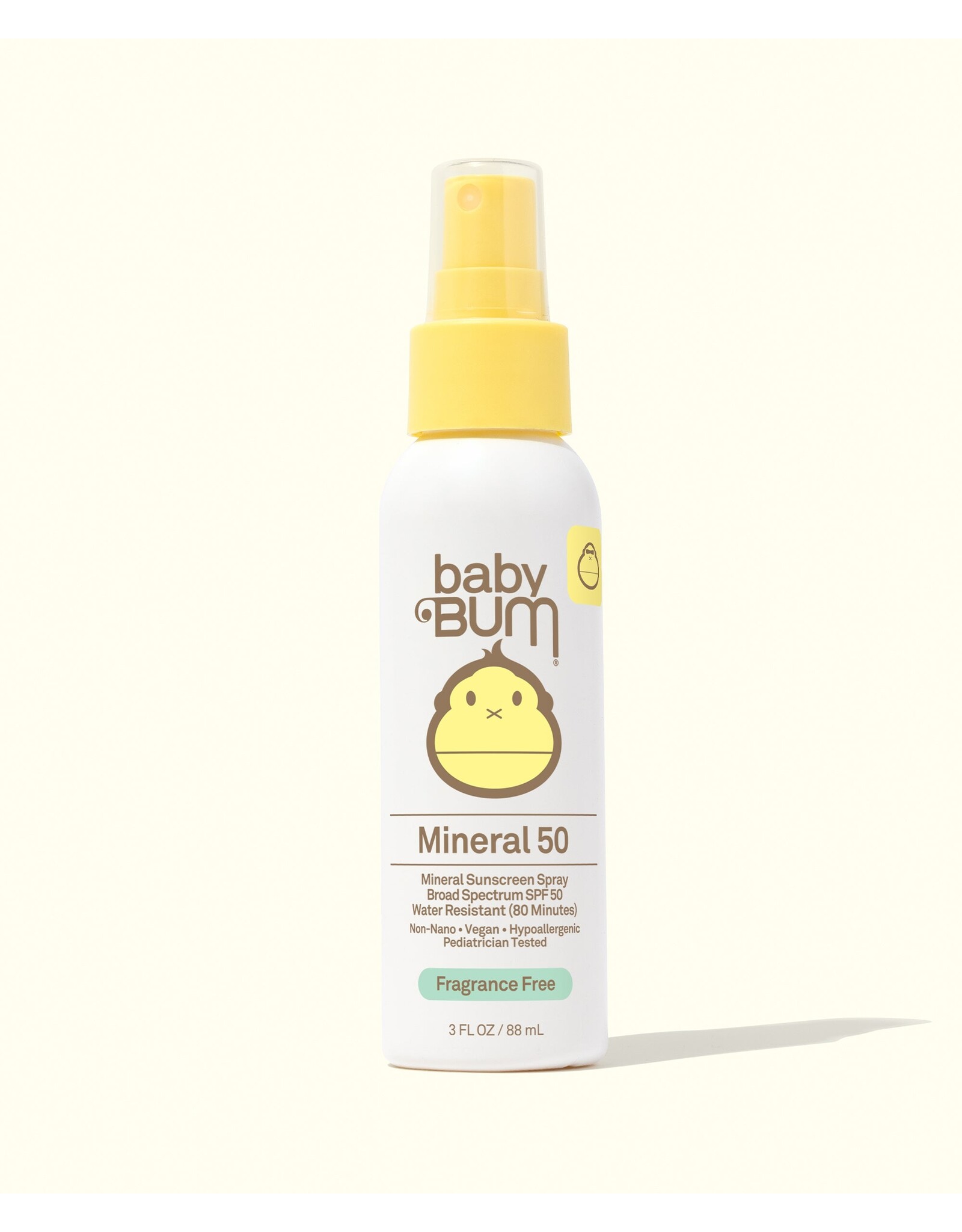 BABY BUM SPF 50 MINERAL SUNSCREEN SPRAY  3 OZ