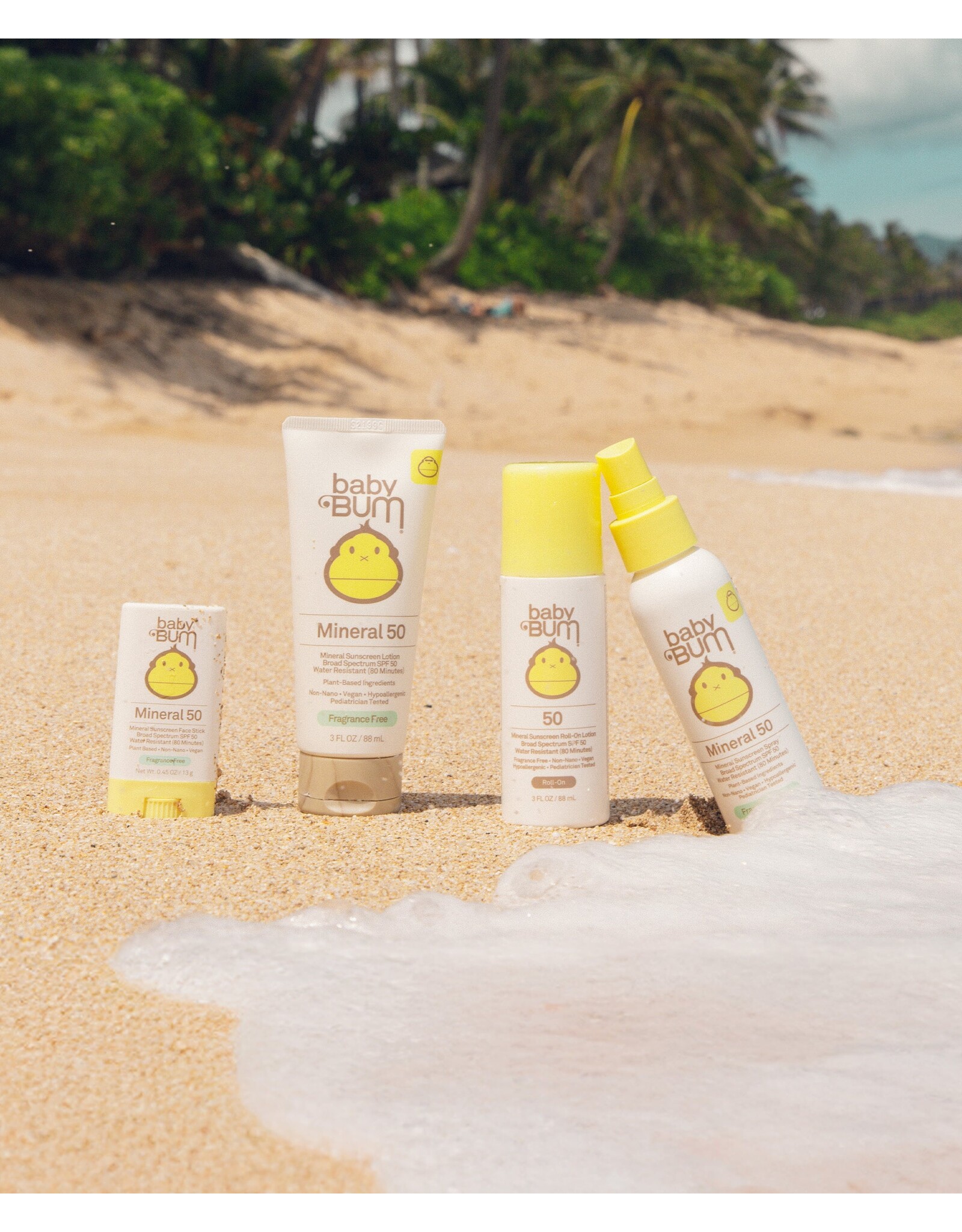 BABY BUM SPF 50 MINERAL SUNSCREEN FACE STICK  3 OZ