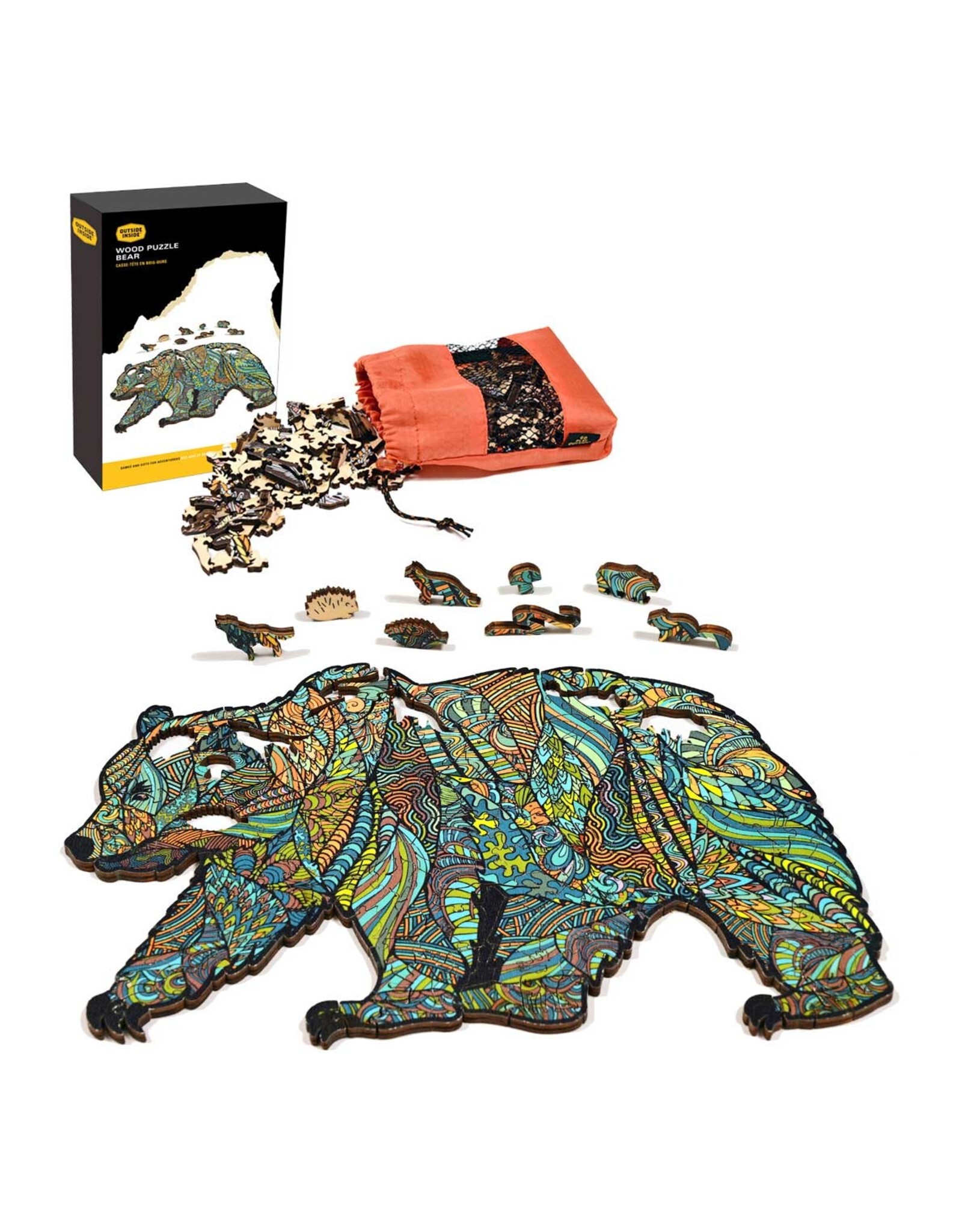 GSI OUTDOORS SPIRIT BEAR WOOD PUZZLE