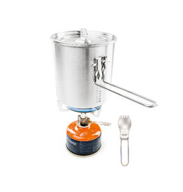 GSI OUTDOORS GLACIER STAINLESS EXPLORER SET