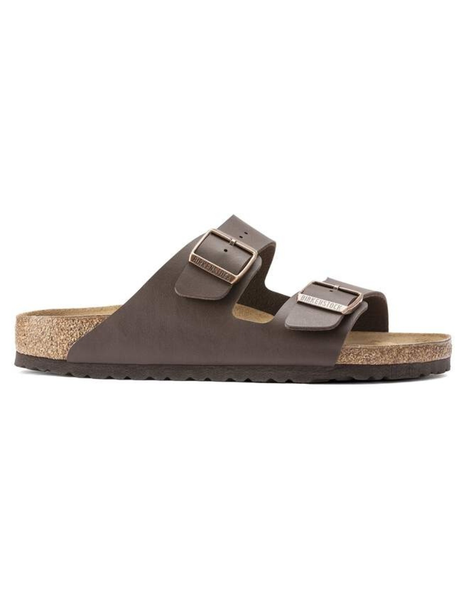 BIRKENSTOCK ARIZONA DARK BROWN BIRK-FLOR SOFT SANDAL