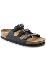 BIRKENSTOCK FLORIDA SOFT FOOTBED BLACK BIRKO-FLOR NARROW SANDAL