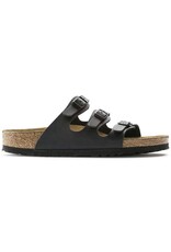 BIRKENSTOCK FLORIDA SOFT FOOTBED BLACK BIRKO-FLOR NARROW SANDAL