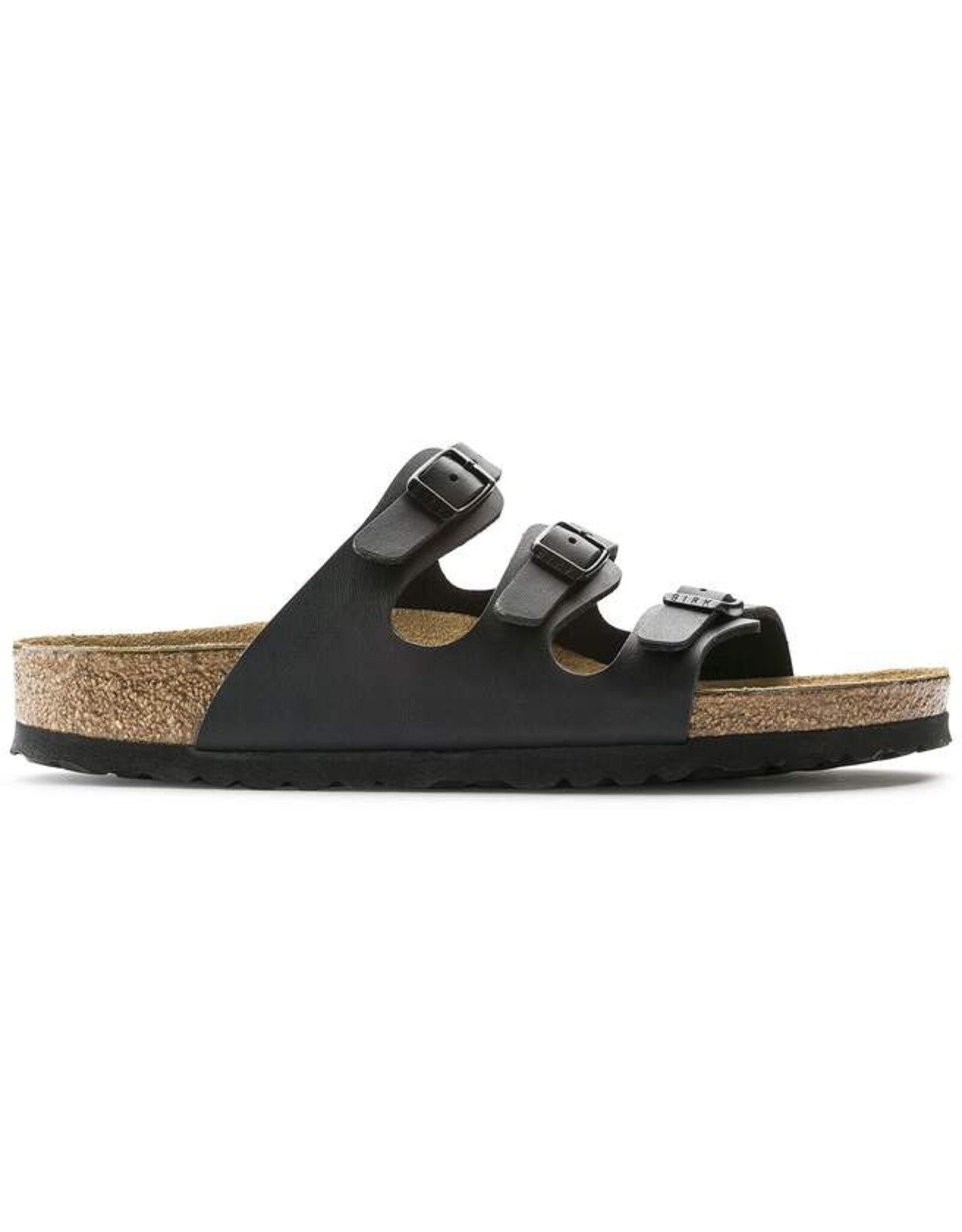 BIRKENSTOCK FLORIDA SOFT FOOTBED BLACK BIRKO-FLOR NARROW SANDAL