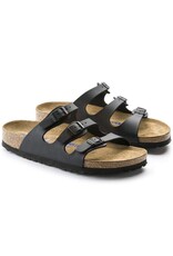 BIRKENSTOCK FLORIDA SOFT FOOTBED BLACK BIRKO-FLOR NARROW SANDAL