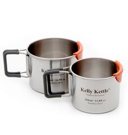 CUPS NESTING 2 SET STAINLESS STEEL