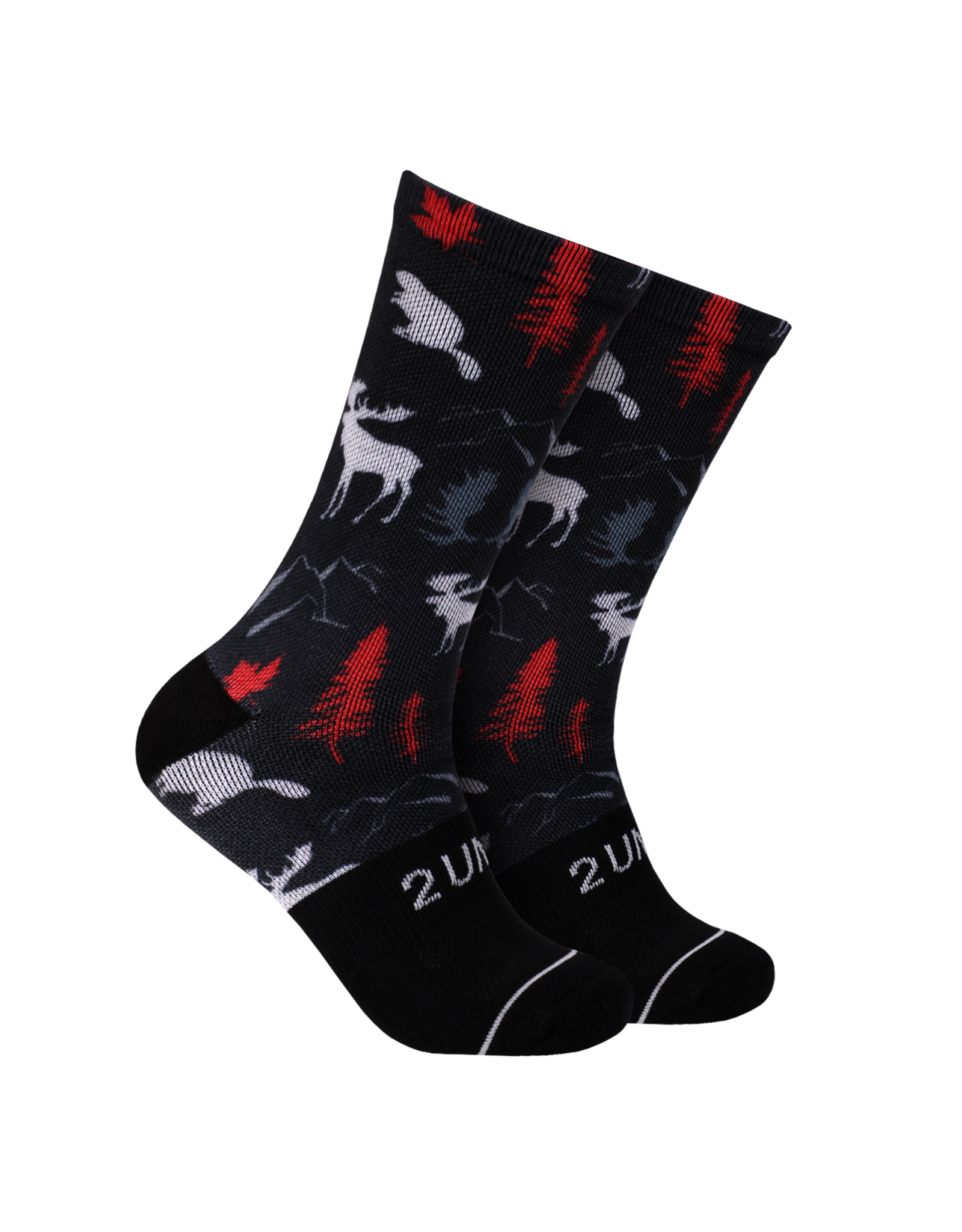 2UNDER FLEX CREW SOCK CANADA EH!