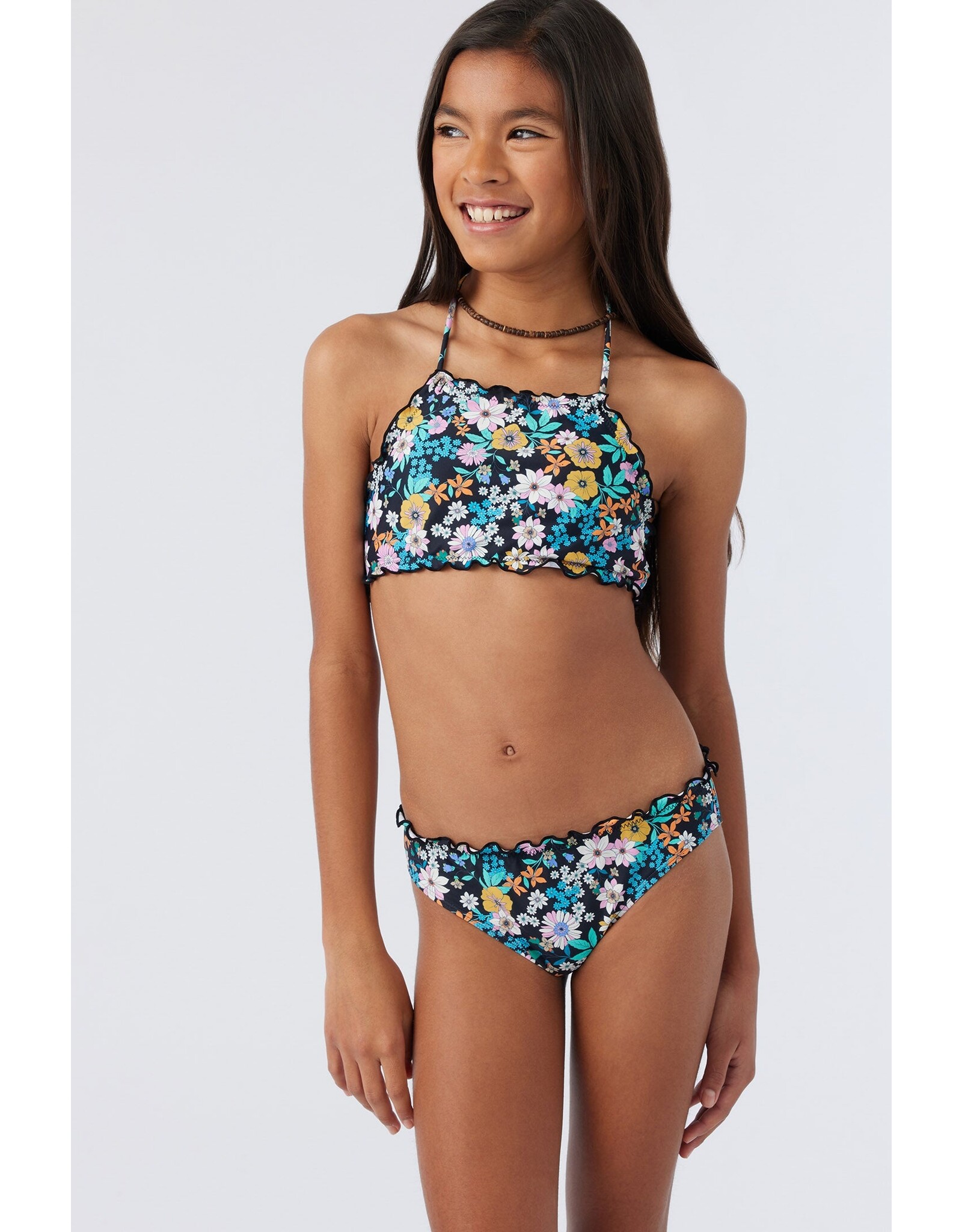 ONEILL JUNIOR TATUM RUFFLE EDGE HIGH NECK SET