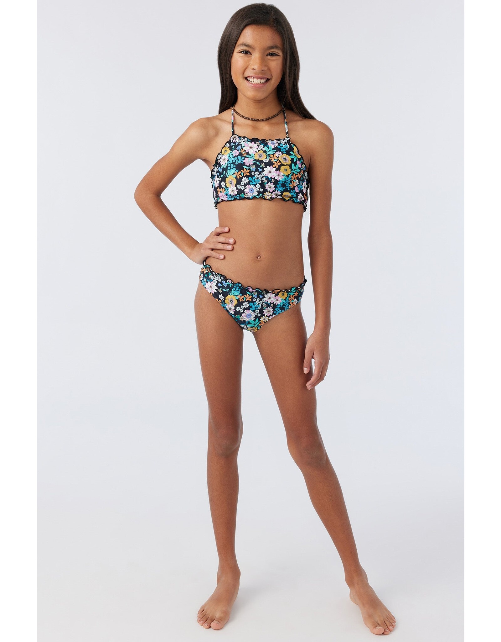 ONEILL JUNIOR TATUM RUFFLE EDGE HIGH NECK SET