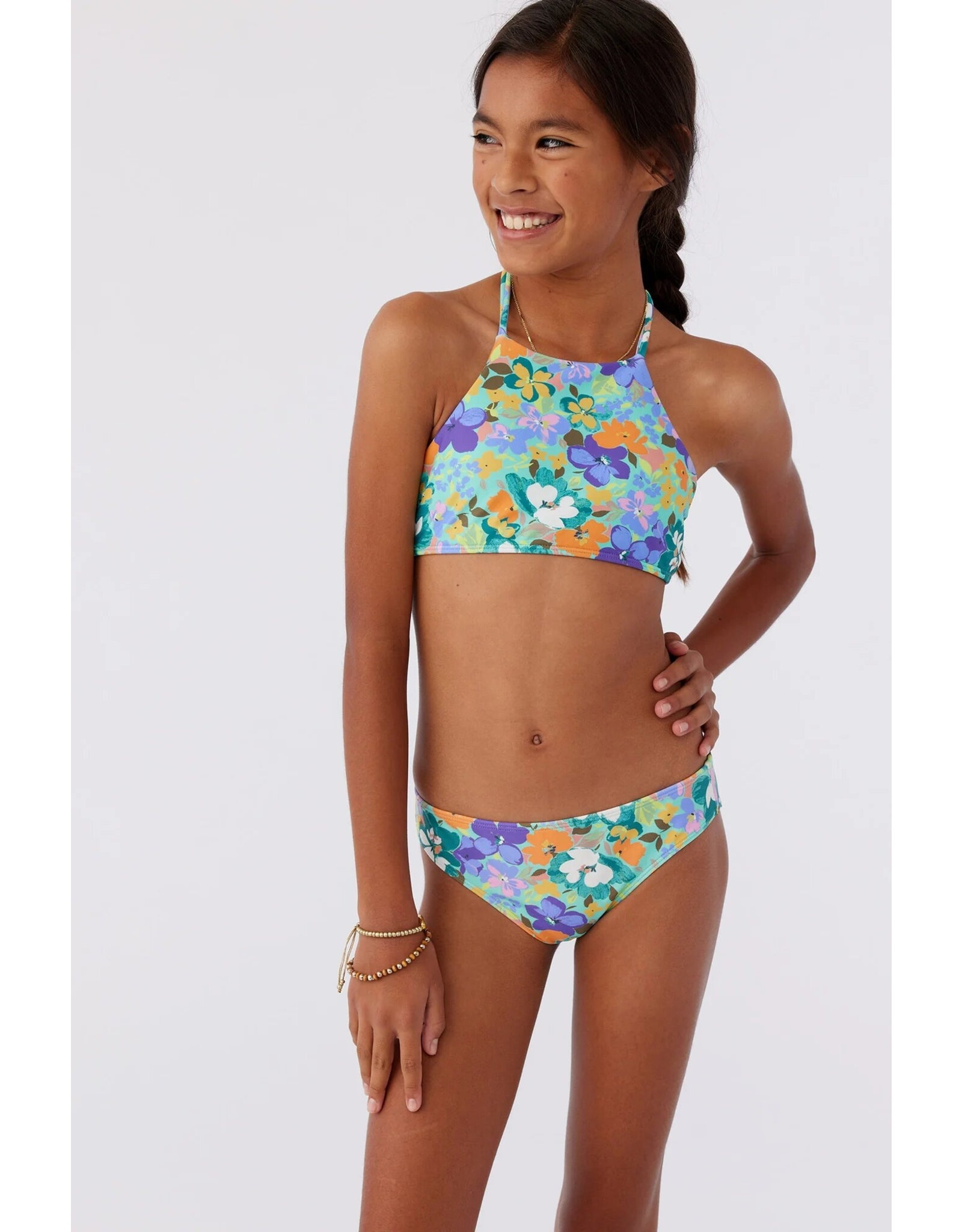 ONEILL JUNIOR SAMI FLORAF HI-NECK SET
