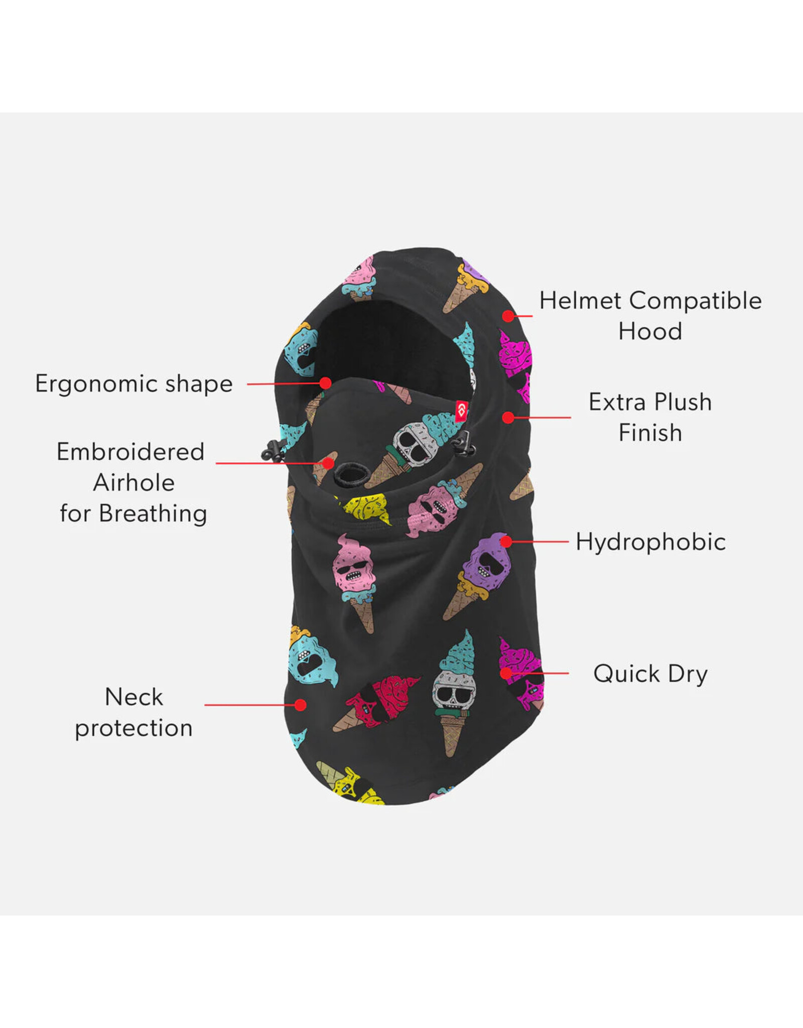 AIRHOLE Airhood Junior Milk Fleece
