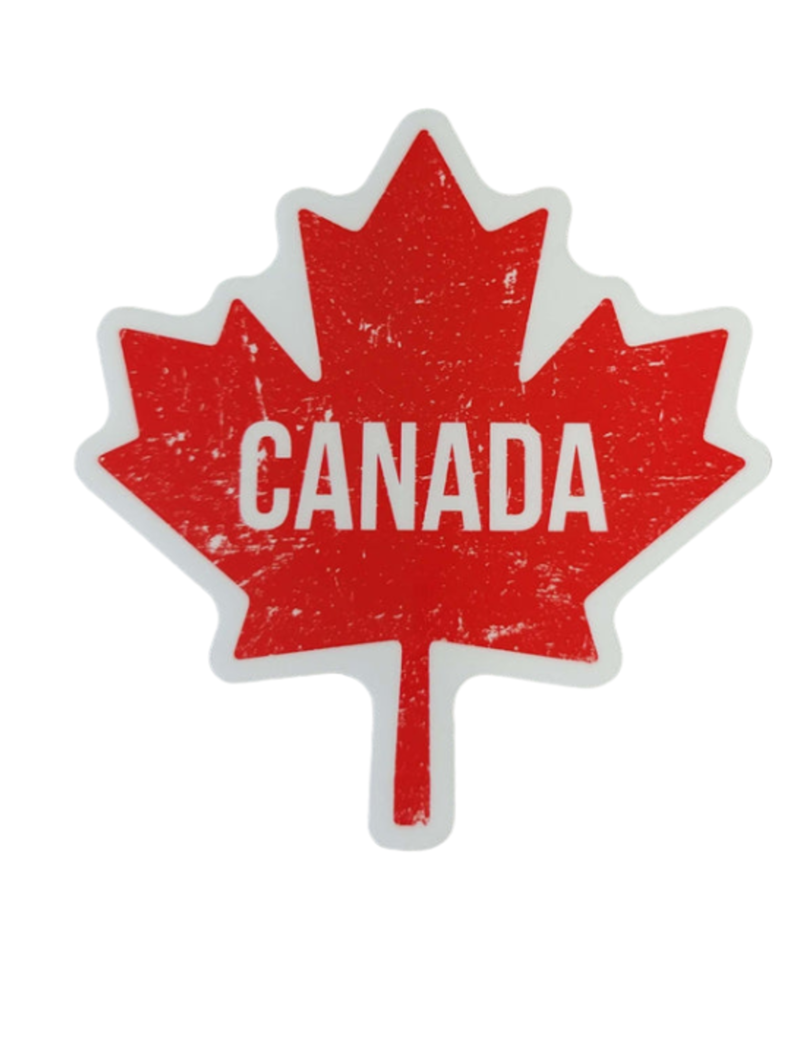 NORTHWEST RED CANADA LEAF  STICKER