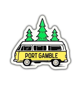 NORTHWEST JASPER 0304 BUS AND TREES  STICKER